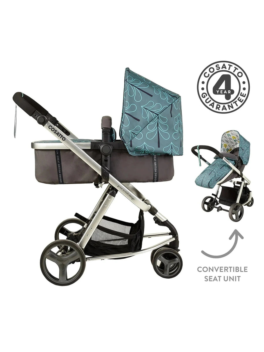 Cosatto Giggle Mix Reversible Pram & Pushchair Travel System - Fjord Lightweight